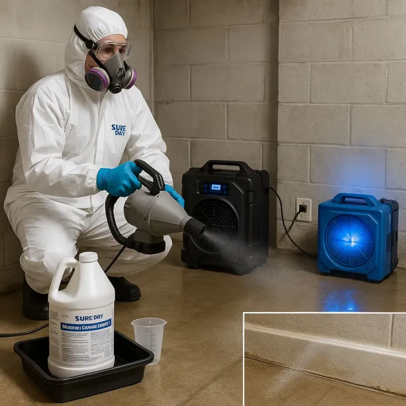 Sanitization and Odor Removal process in Helotes, TX